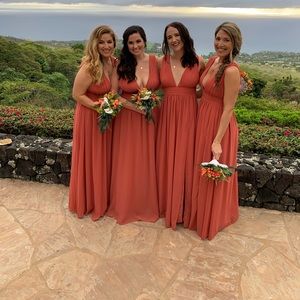 Lulu’s Maxi Coral Dress